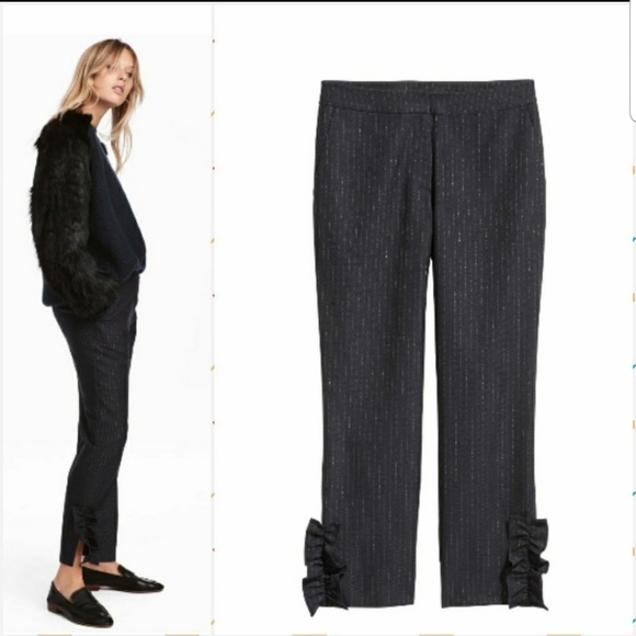 NWT H&M Ruffled Dress Pants - Picture 3 of 3